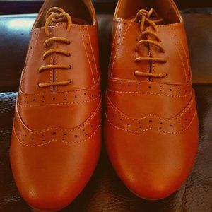 Ollio Brand Women’s Classic Lace Up Oxford- Brown